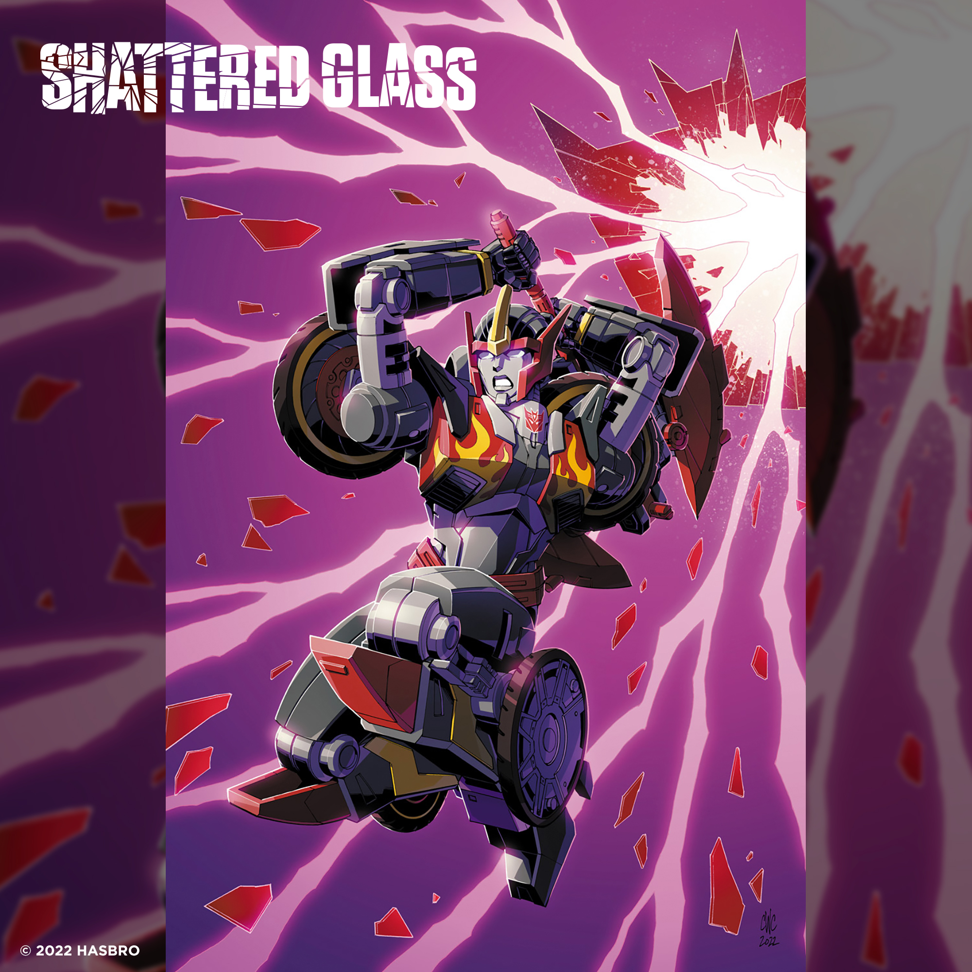 SDCC - 2022 - Shattered Glass Decepticon Flamewar and